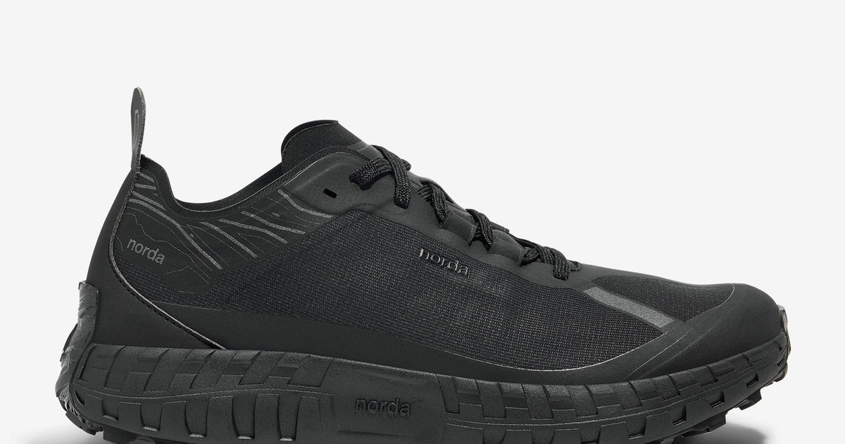 Men's Trail Running Shoes -G+ Stealth Black norda run