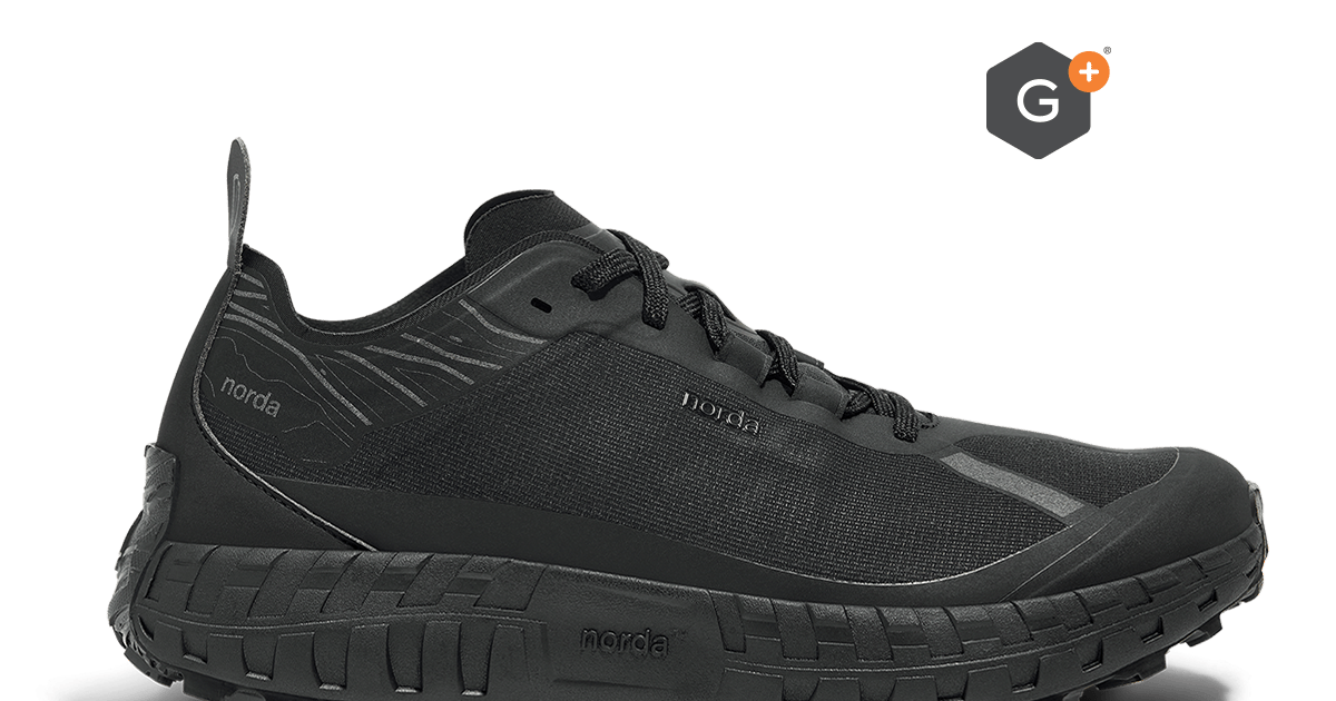 Men's Trail Running Shoes -G+ Stealth Black | norda run