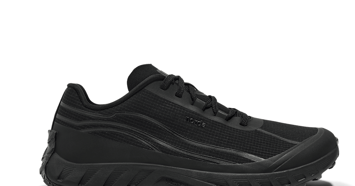 Men's Trail Running Shoes - Stealth Black 002 | norda run