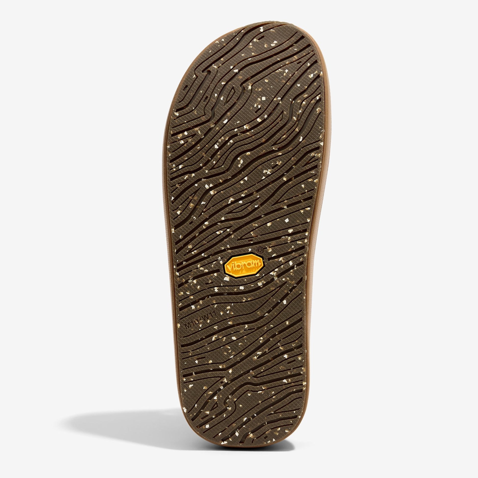 The norda™ 008 recovery slide supports your feet post-run with arch support, soft foam, and a grippy Vibram® ECOSTEP sole.