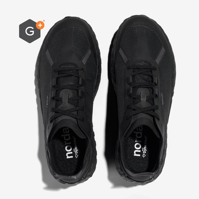 Men's Water Resistant Shoes in Stealth Black 001 G+ - norda run