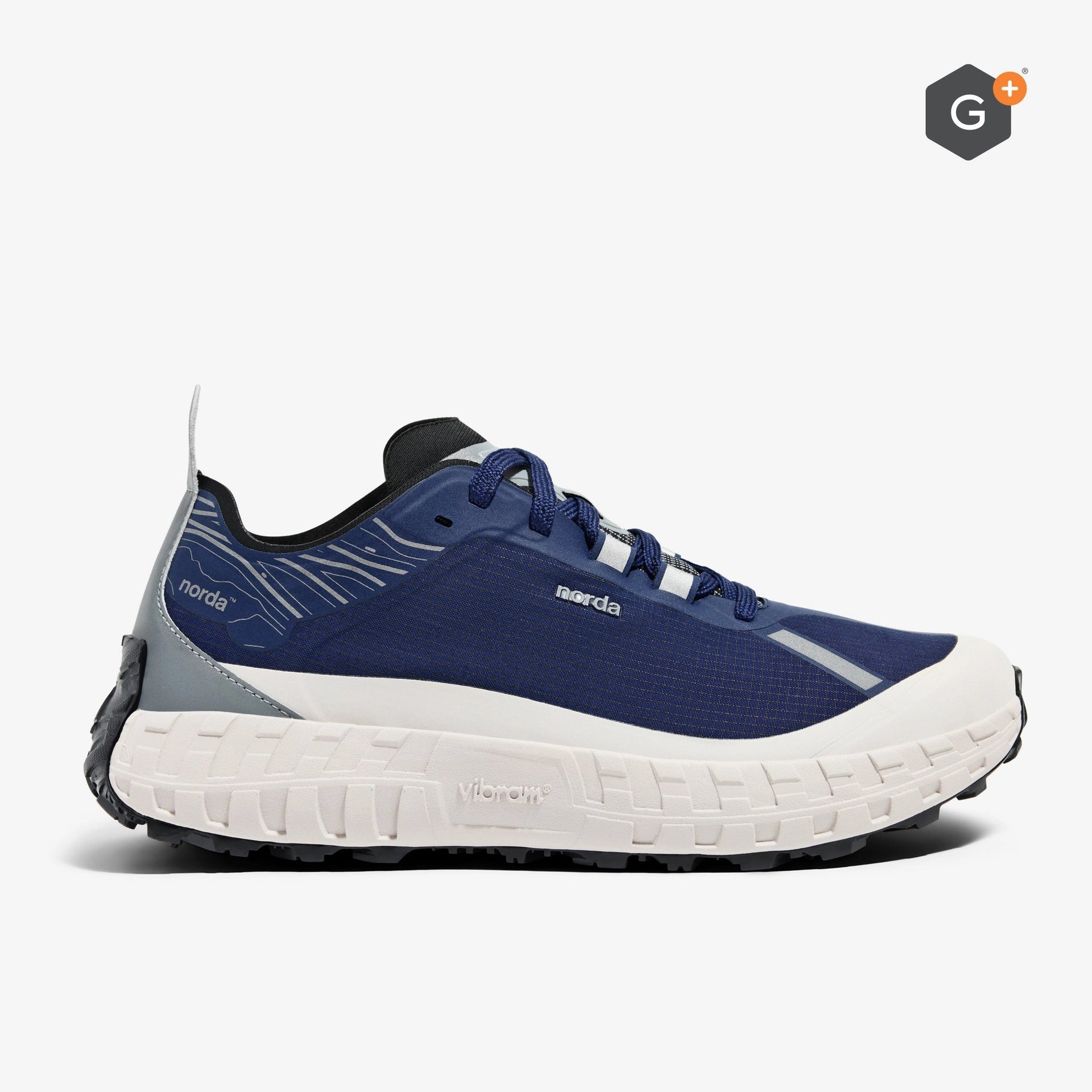 Women's Winter Trail Shoes in Navy Blue 001 G+ - norda run