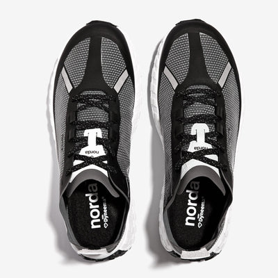 Women's Trail Running Shoes in Black 001 - norda run