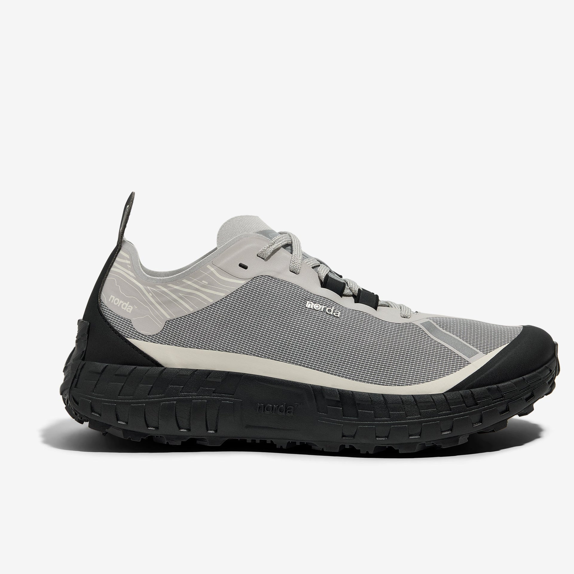 Men's Trail Running Shoes in Pewter 001A - norda run