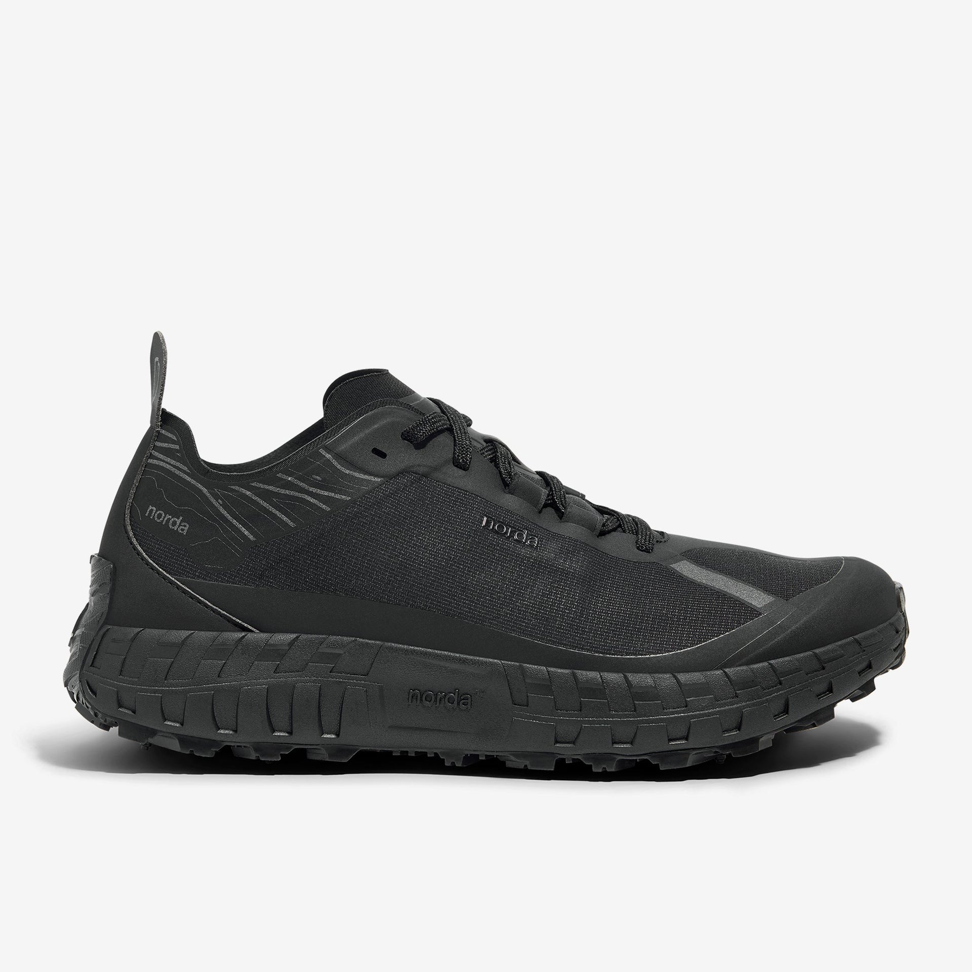 Men's Trail Running Shoes in Stealth Black 001A - norda run