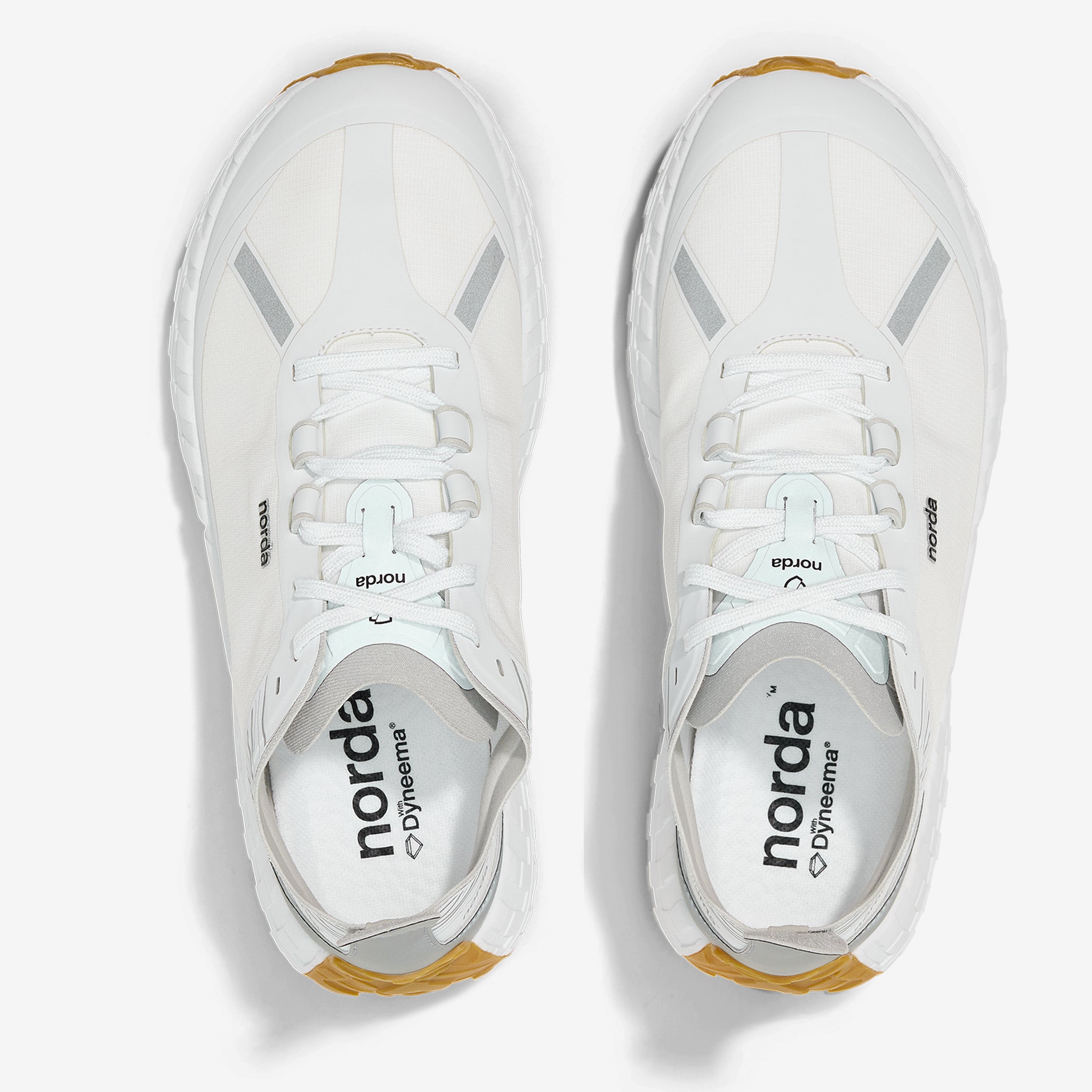 Men's Trail Running Shoes - White Gum 001A | norda run