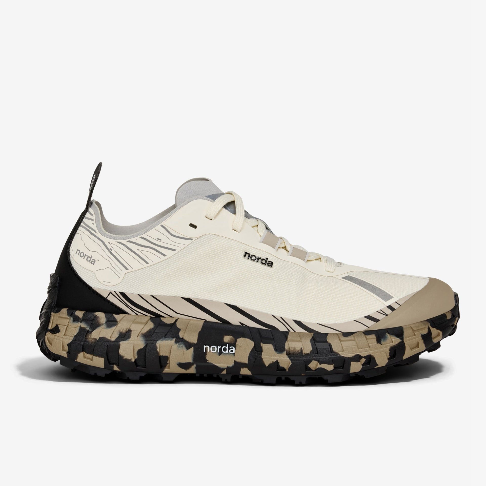 Women's Trail Running Shoes in Abyss Gum 001A - norda run