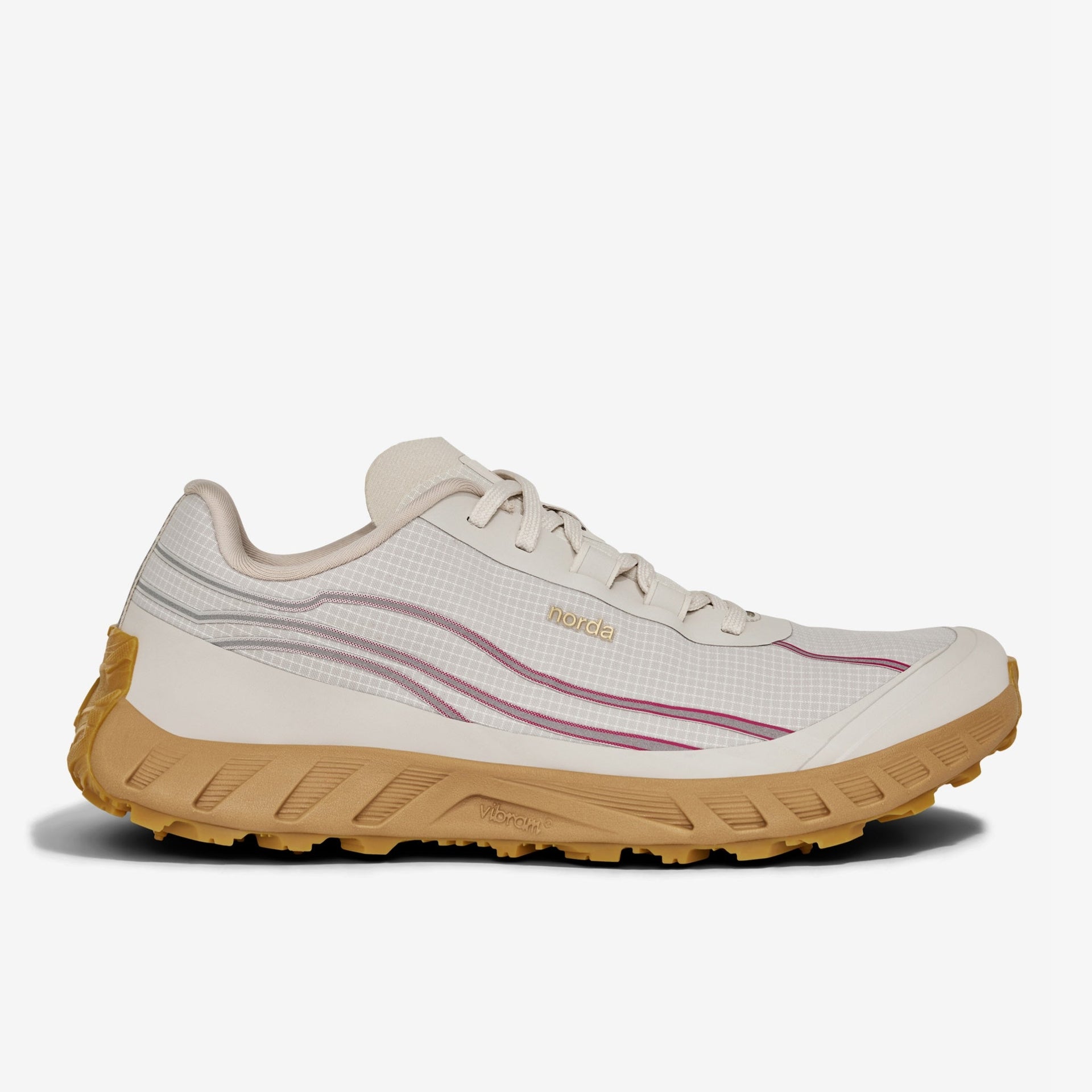 Men's Trail Running Shoes in moonbeam 002 - norda run