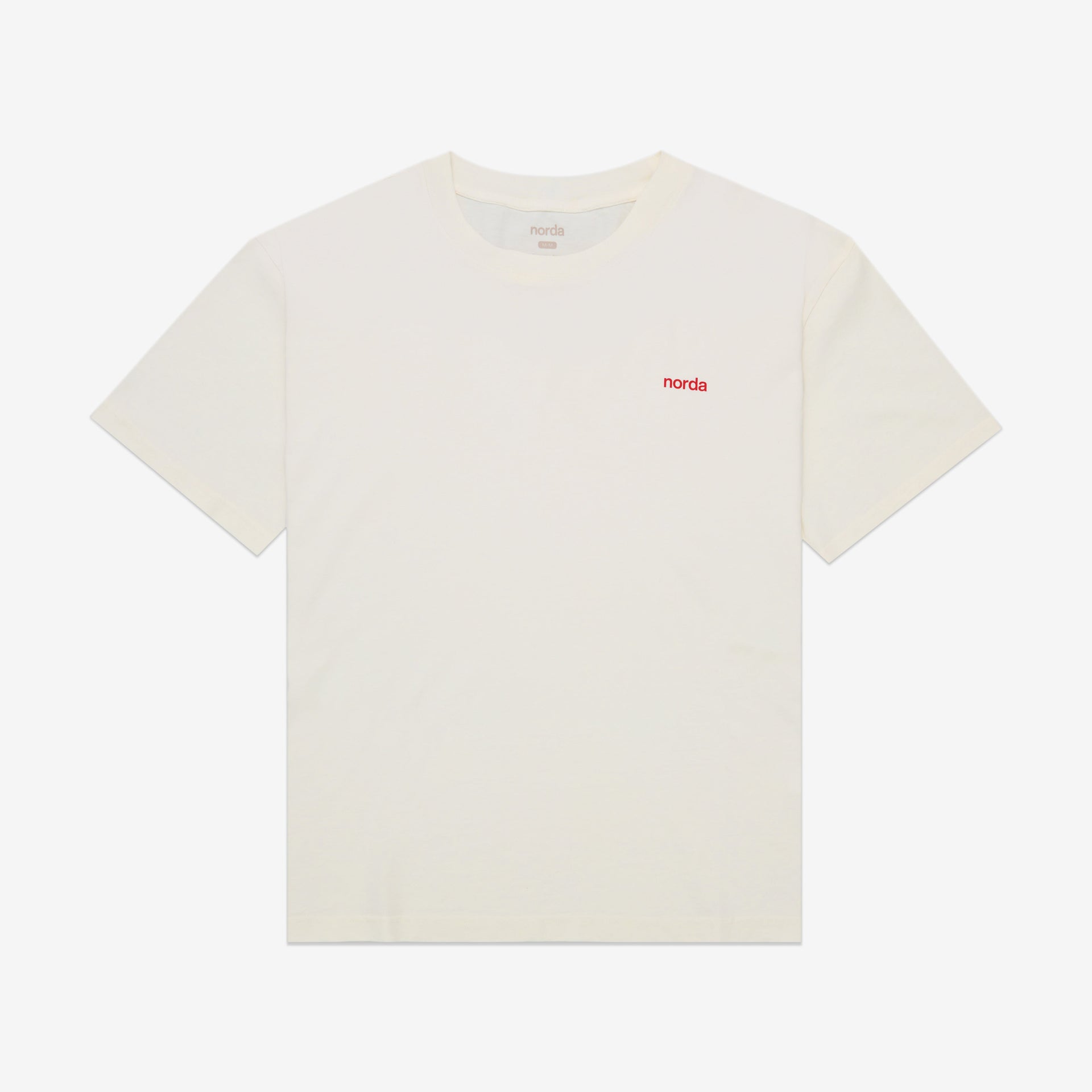 Unisex Logo Tee Shirt Off White - norda 