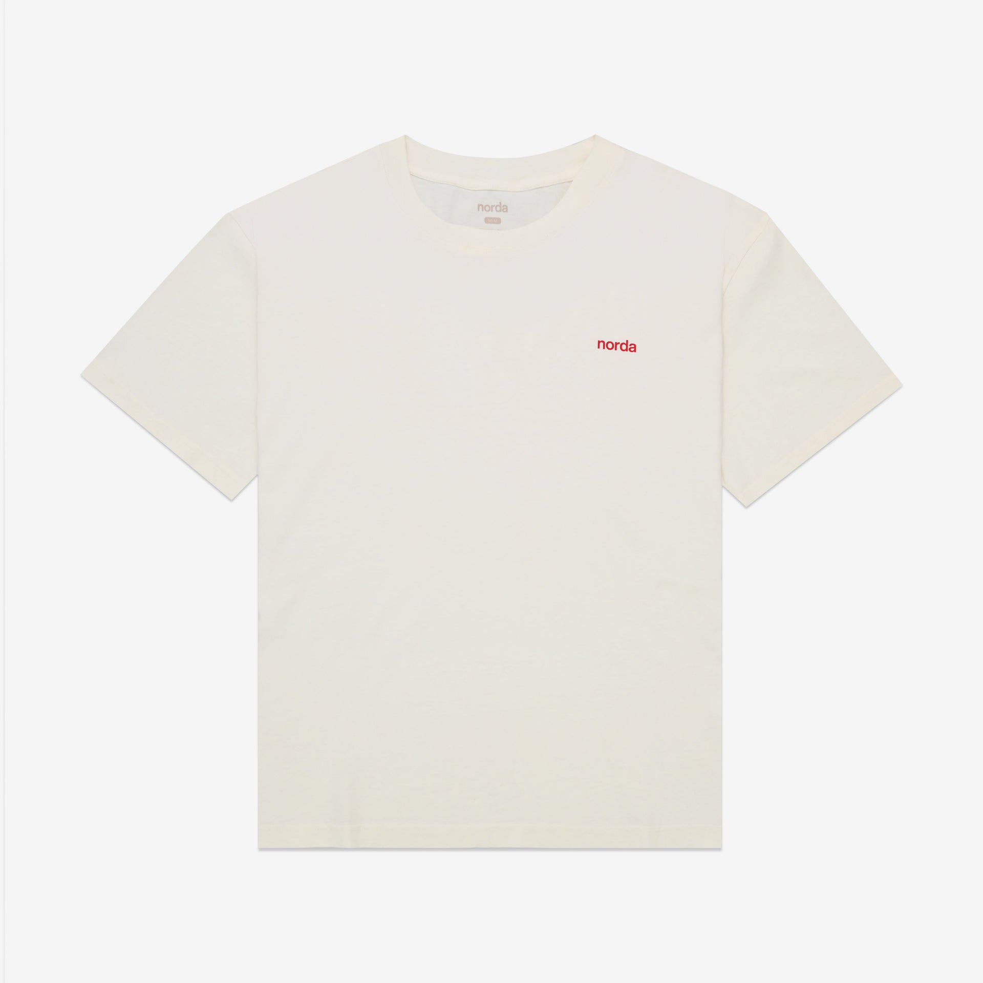 Unisex Logo Tee Shirt Off White - norda 
