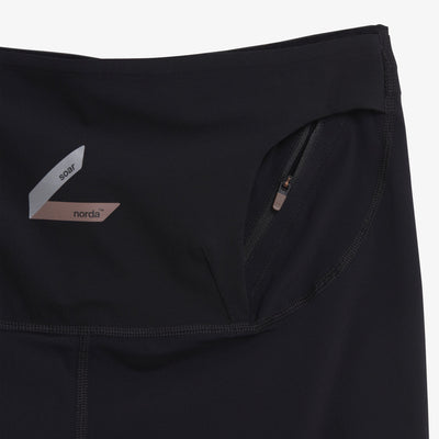 Men's Run Cargo Tight norda x Soar/Black Zip Pocket Details 