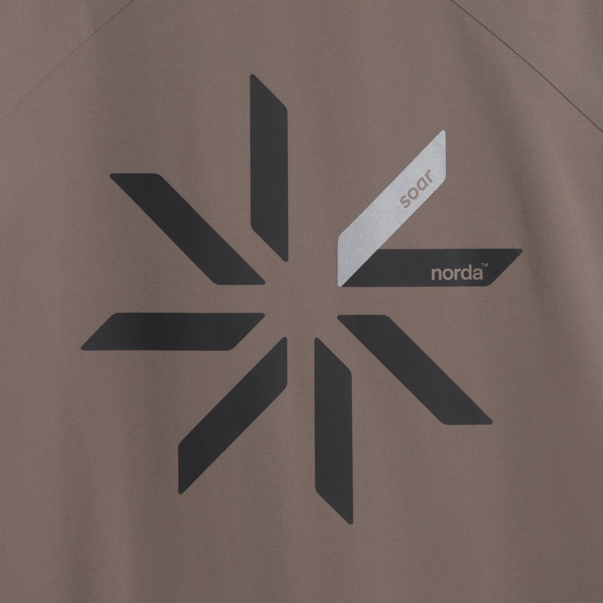 Men's Winter Anorak  norda x Soar/Deep Taupe Logo Details