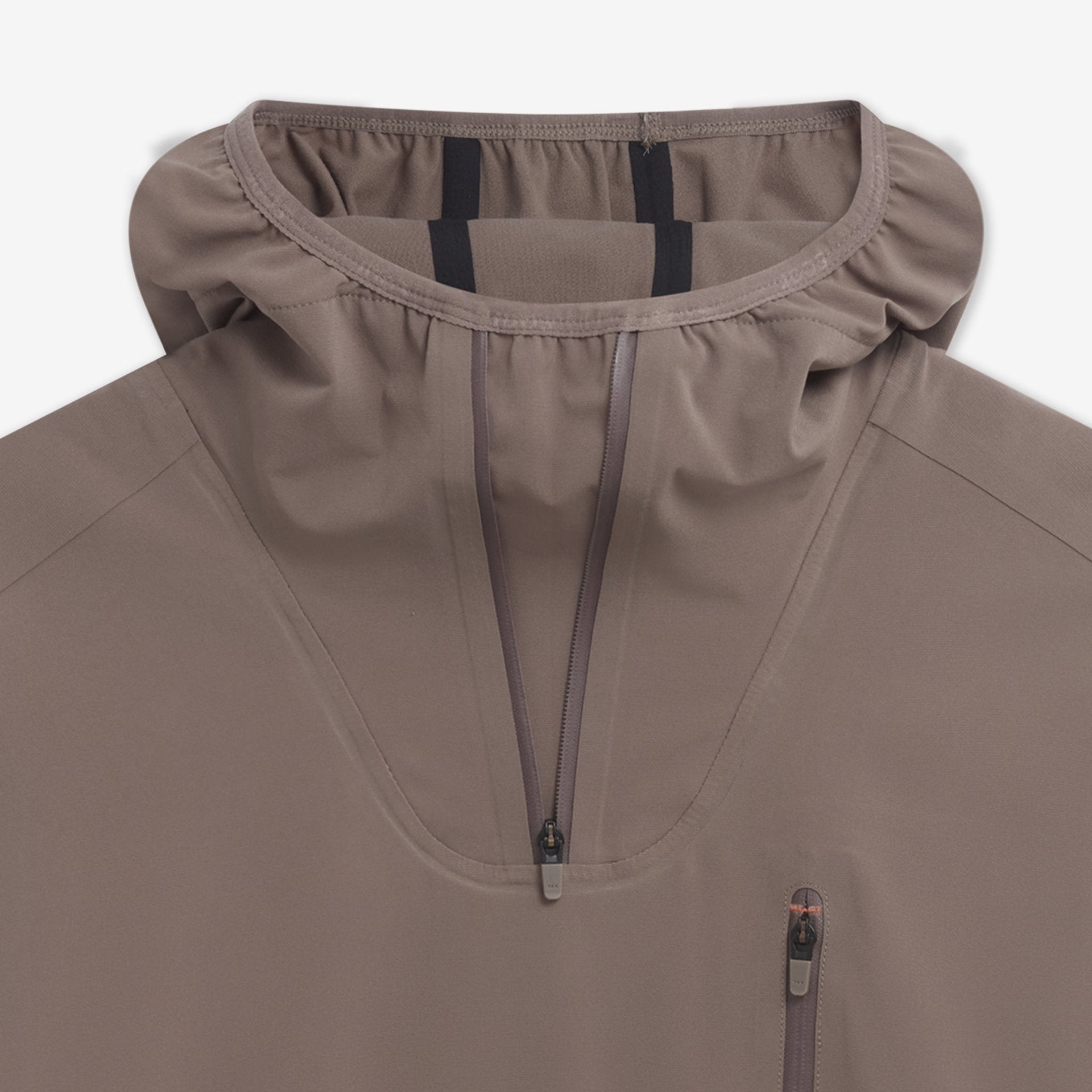 Men's Winter Anorak  norda x Soar/Deep Taupe Hood Details