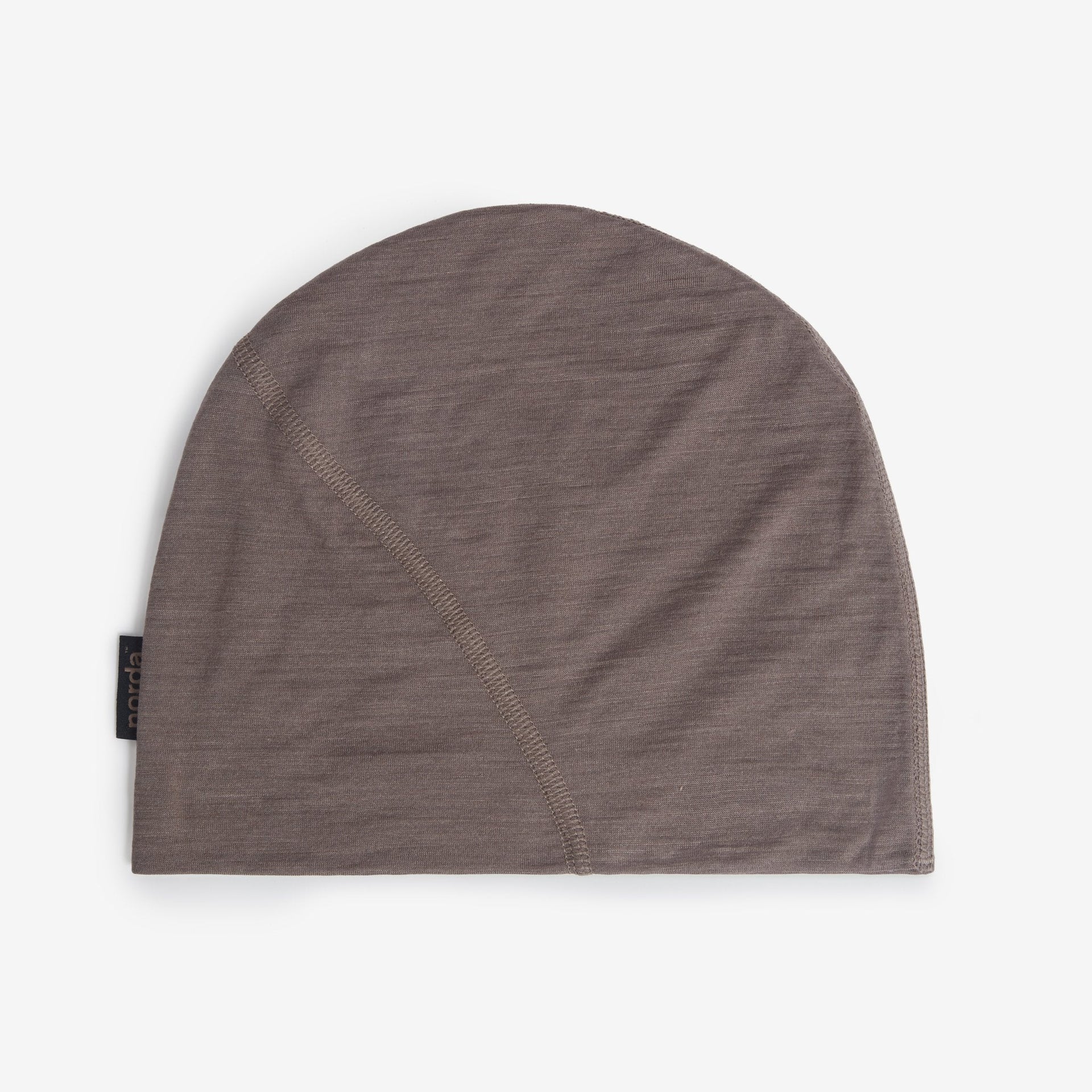 Merino Silk Beanie norda x Soar/Deep Taupe Rear View