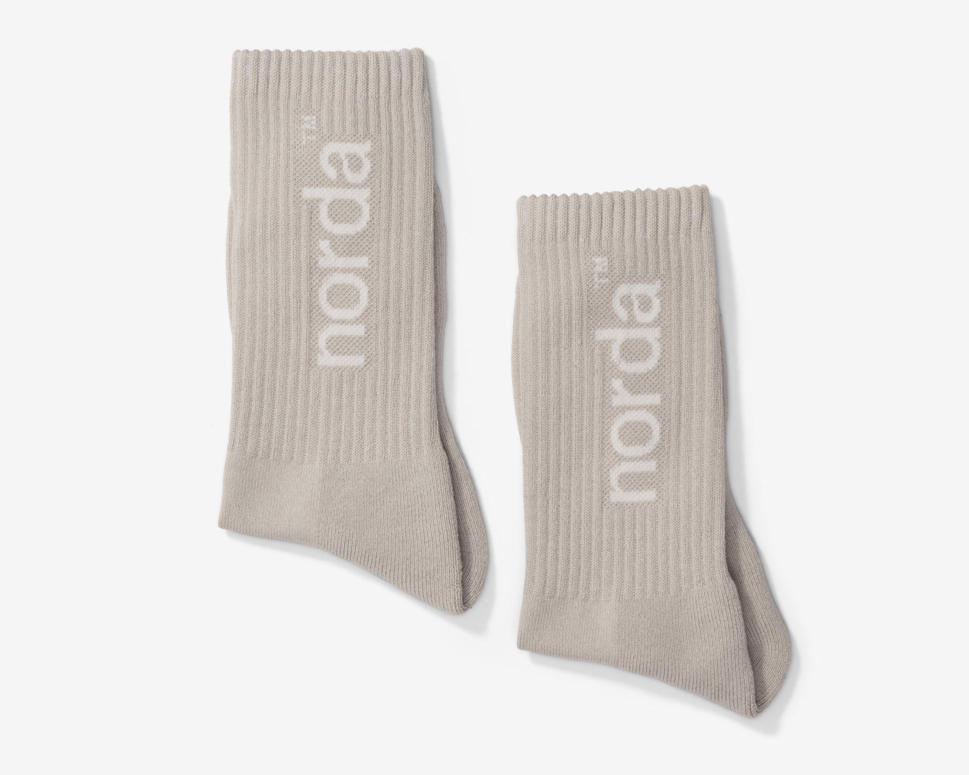 Unisex Lifestyle Socks Grey Retro Sock - norda run