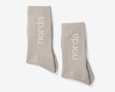 Unisex Lifestyle Socks Grey Retro Sock - norda run