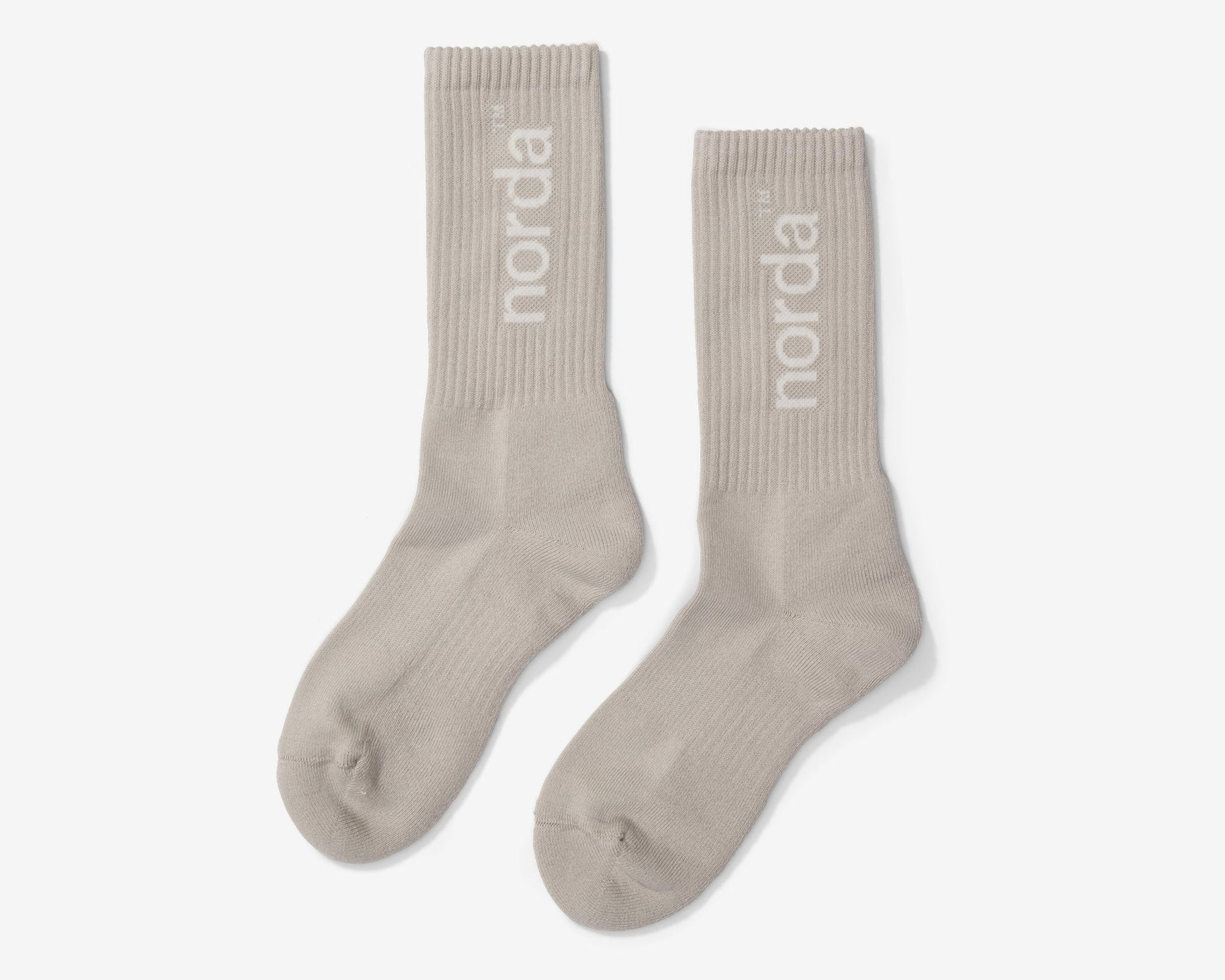 Unisex Lifestyle Socks Grey Retro Sock - norda run